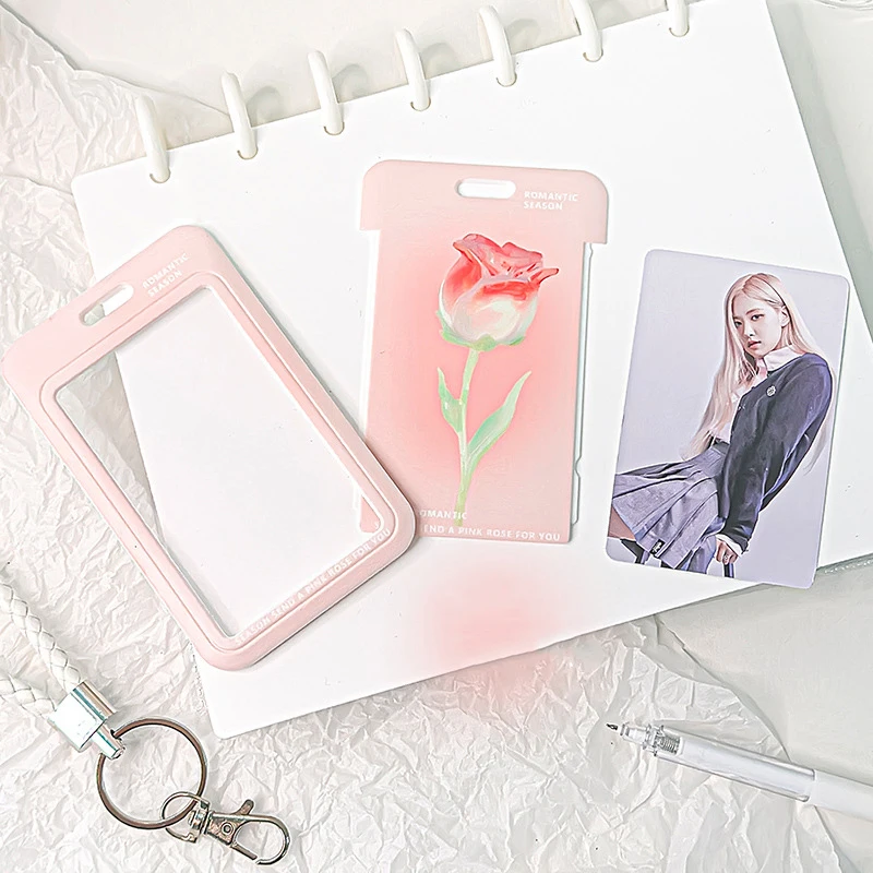 Rose Tulip Hard Card Set, Estudante Campus Meal Card, Controle de Acesso, Metro Bus Water Card, Work ID Protection Plate