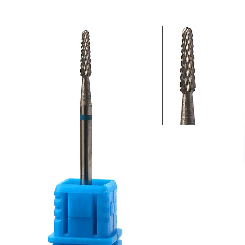 Foret à ongles en carbure de tungstène, fraise, polissage, bavure propre, accessoires de lime à ongles, outils d'attrition de manucure électrique 1 pièce