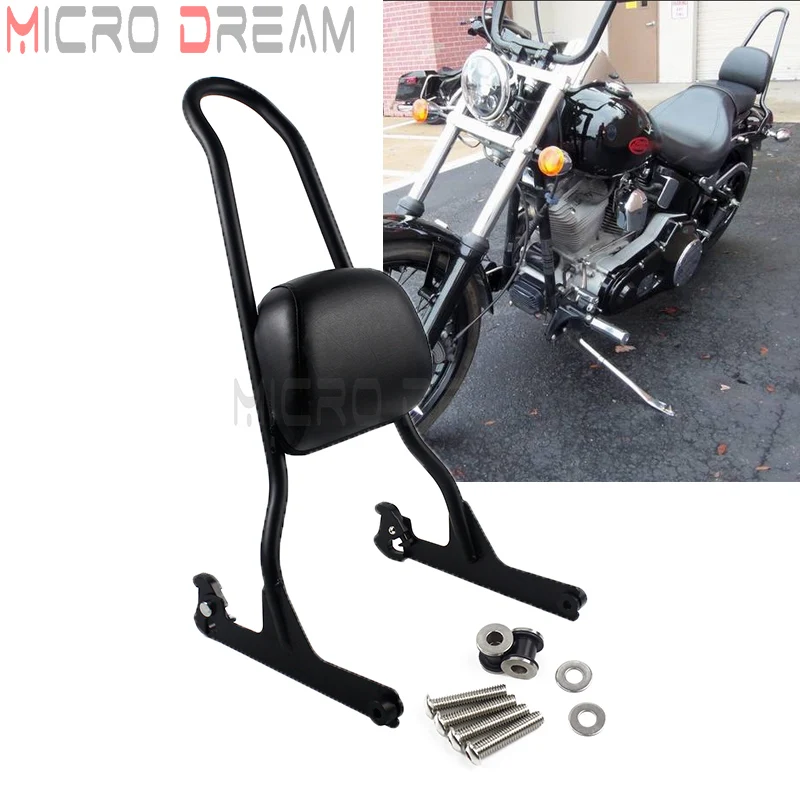 

Detachable Passenger Backrest Sissy Bar For Harley Fatboy FLSTF Softail FXST FXSTB FXSTC FXSTS FLSTF FLSTFB FLSTFBS FLSTSB 06-up