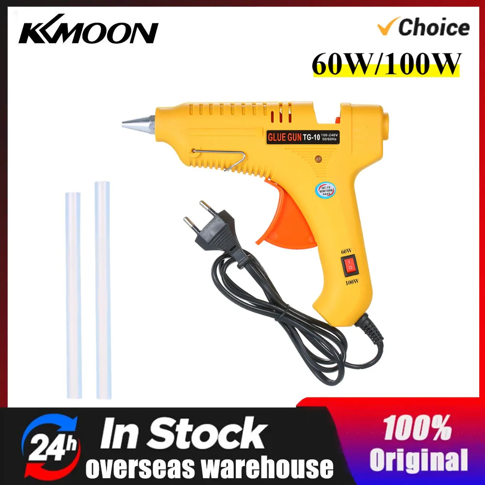 Клей-пистолет KKMOON, 60 Вт/100 Вт