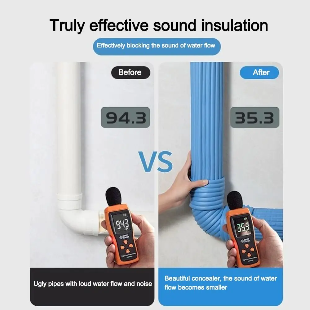 

Мультяшная изоляция водопроводных труб, хлопковая антифризная утолщенная крышка для труб, самоклеящаяся, водонепроницаемая