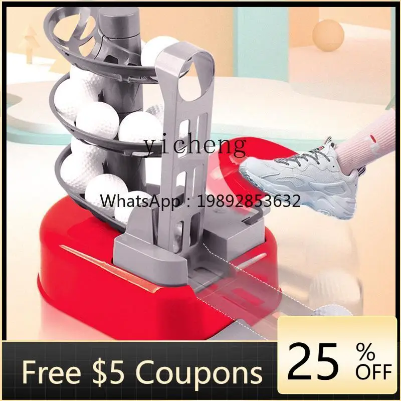 Brinquedo infantil automon servir dispositivo de golfe esportes ao ar livre indoor pai-filho bola de golfe prática interação