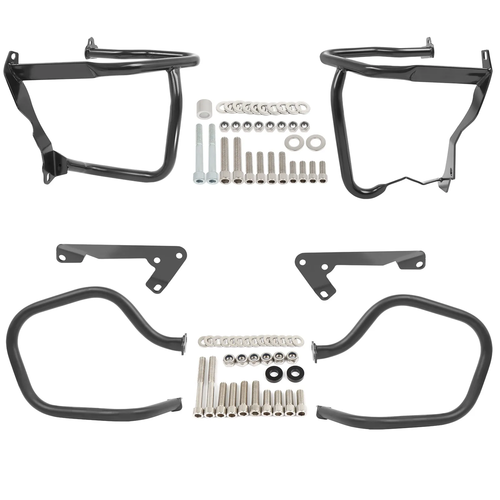 

Highway Engine Guard Front+Rear Crash Bars Protector For BMW R1200RT 2014-2017