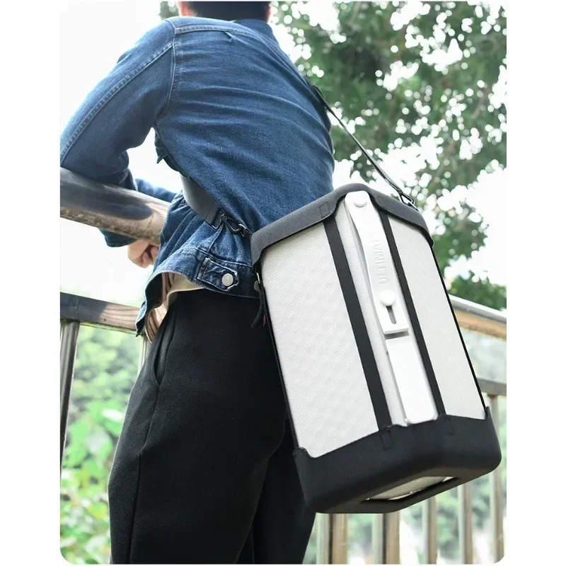 Speaker Case Portable Speakers Carrying Case With Resistant Fall Shoulder Strap Compatible For UE Hyperboom Speaker