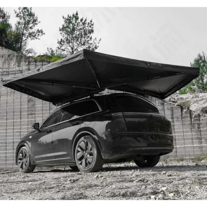 

Hot Selling 270 Degree Large Free Standing Car Awning With Waterproof Side Wall For 4x4 Offroad