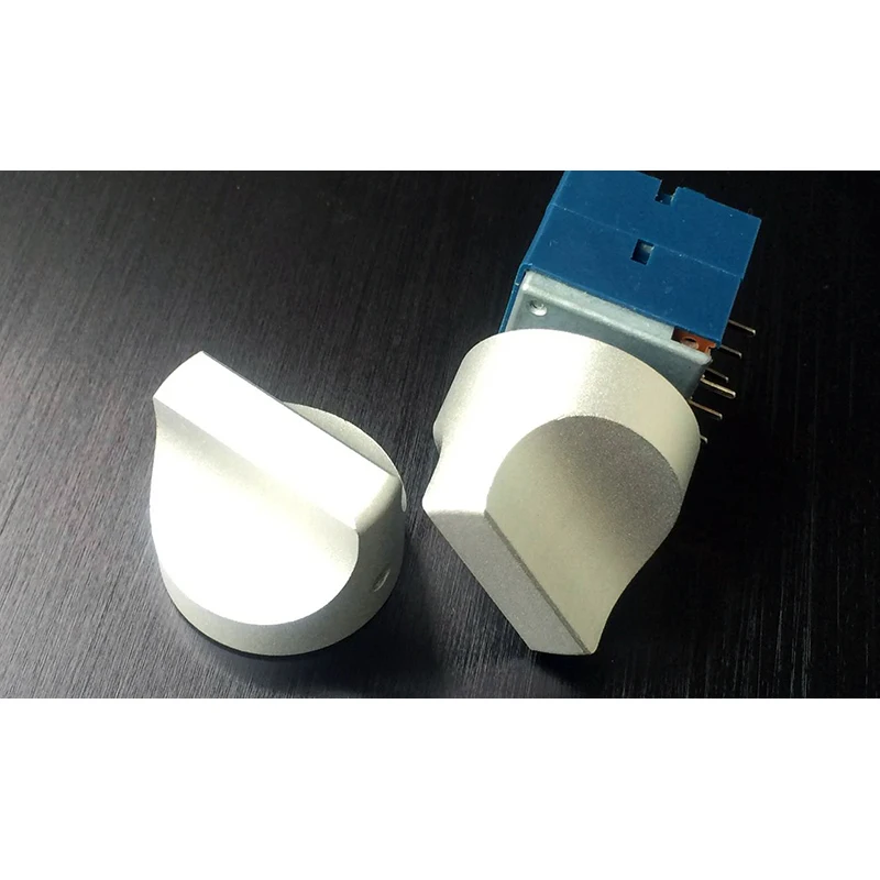 Full Nhôm Tập Chiết Áp Vịt Mỏ Núm Đường Kính 30Mm Cao 25Mm Cho Âm Thanh Công Tắc Tay Cầm Núm Vặn