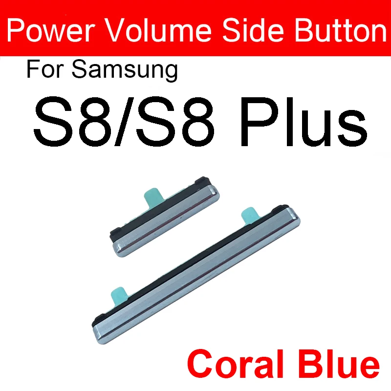 Power On/Off Button & Volume Button For Samsung Galaxy S8 S9 S10 Plus Side Key Button For Samsung Note 8 N950F Repalcement Parts