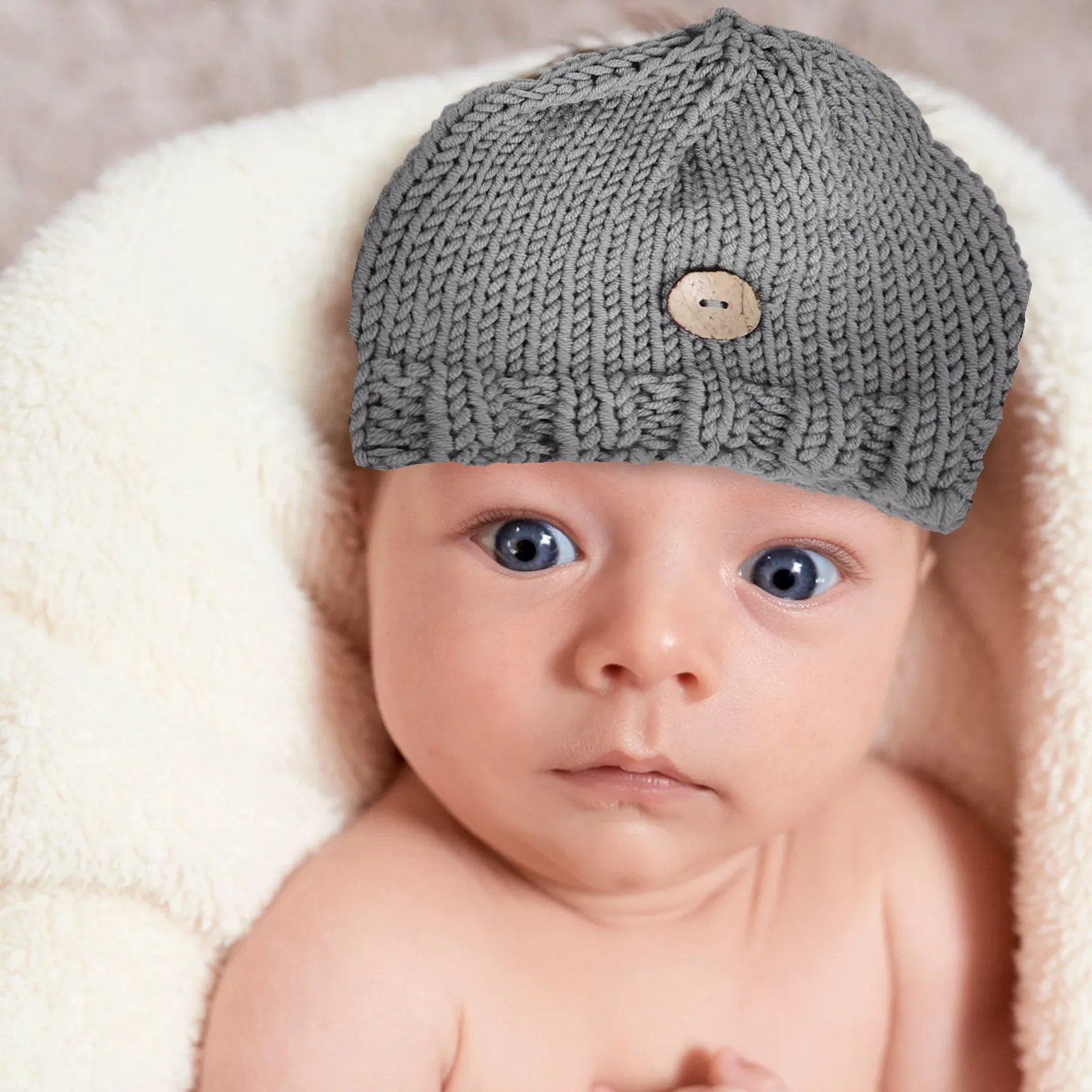 1Set Adorable Newborn Photography Costume Suspenders Pants and Hat Set Comfortable Lightweight Infant Photo Outfit Social Media