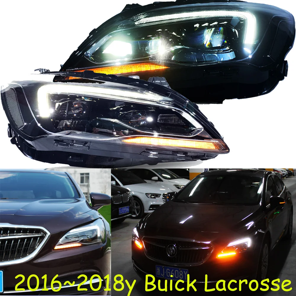 

car bumper Opel head light for Buick Lacrosse headlight opel car accessories 2016~2018 DRL headlamp for buick Lacrosse fog light