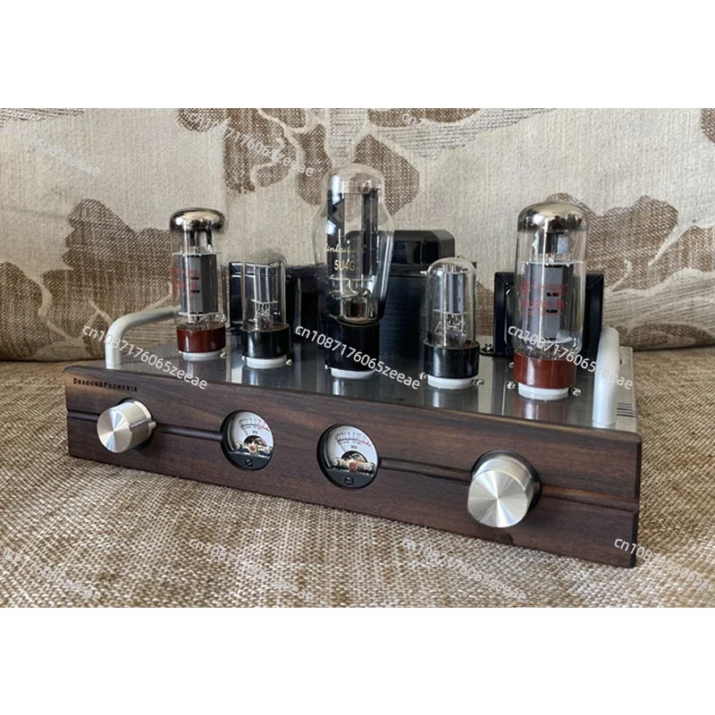 6H8C EL34 hand-built luxury high-end tube power amplifier, output power: 6.5W+6.5W, frequency response: 20hz-20khz