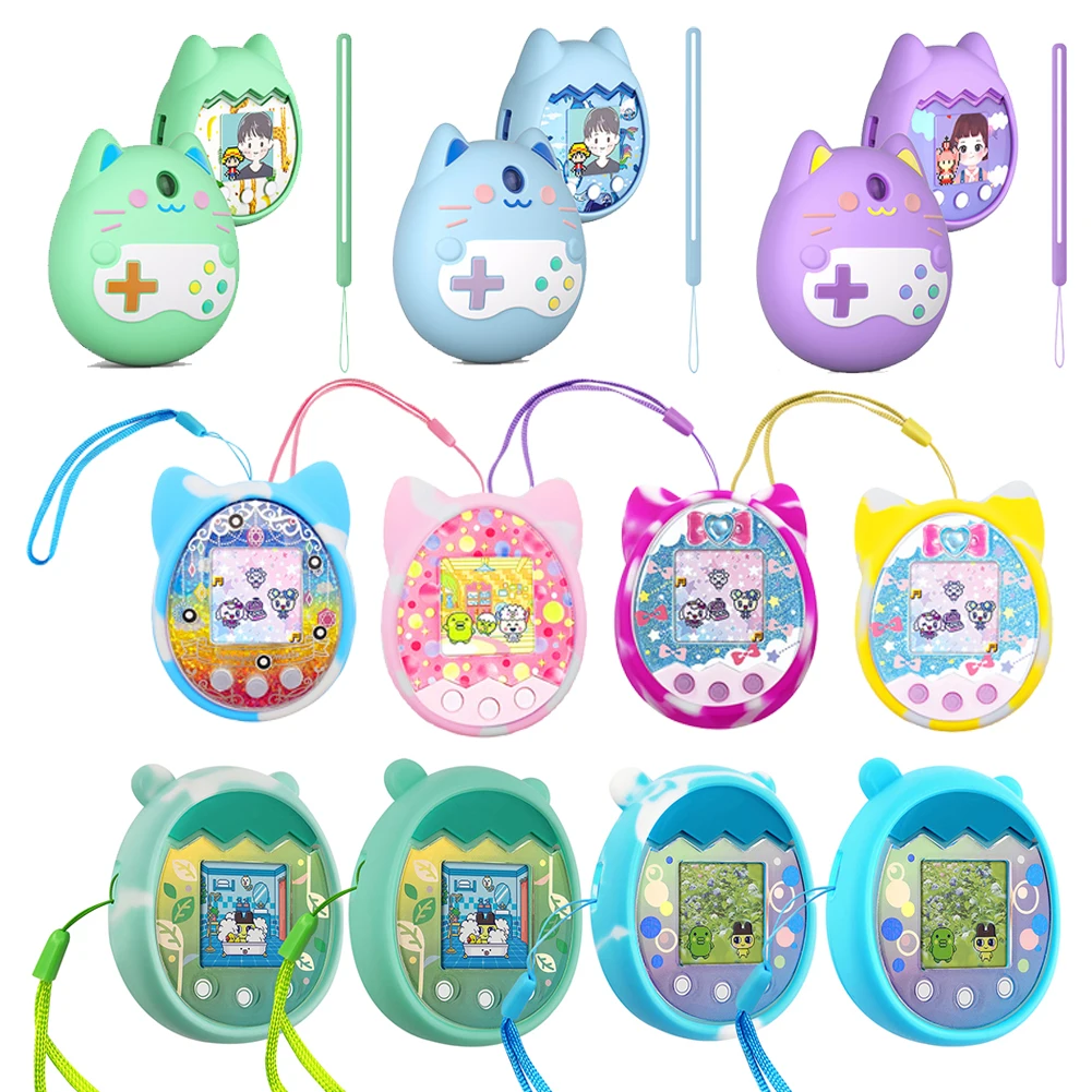 Electronic Pet Machine Silicone Cover Case for Tamagotchi Pix Virtual Electronic Digital Pets Machine Protector Waterproof Case