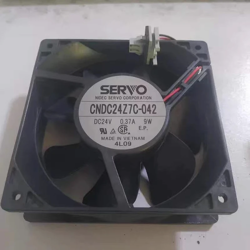 H FOR  SERVO CNDC24Z7C-042 24V 0.37A 9W 12CM for VACON Frequency Converter Cooling Fan