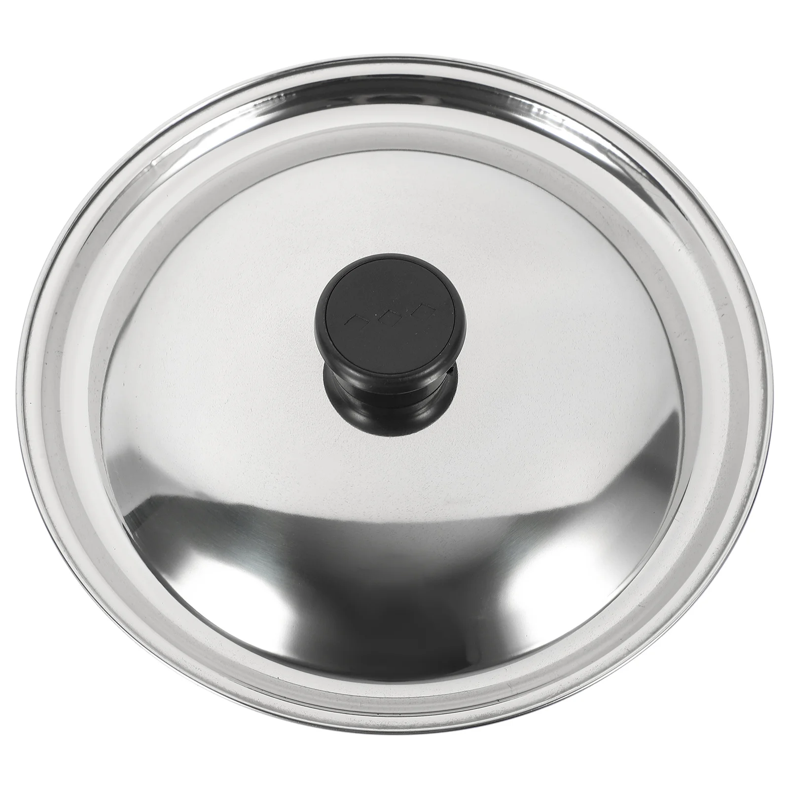 

Universal Metal Pot Lid Stainless Steel Cover for Pans Frying Pan Kitchen Tool Splatter Proof Long-Lasting Smooth Surface Easy