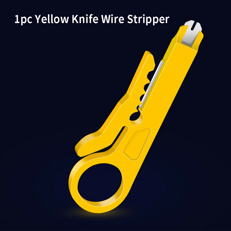 Mini Wire Stripper Crimper Plier Crimping Cable Punch Stripping Multi Tool...