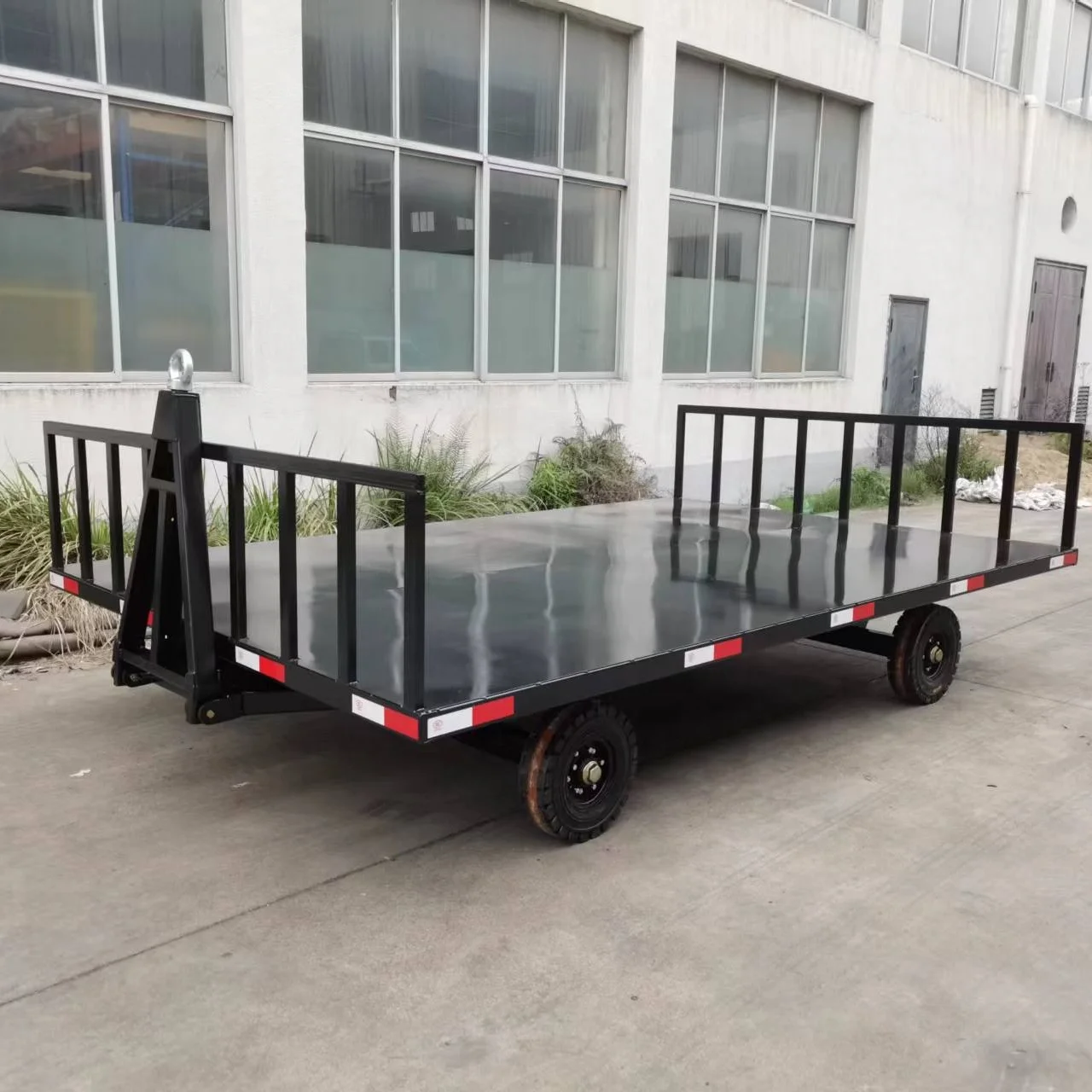 （Factory Direct Sale）Heavy Duty 2 Axles Flatbed Trailer for Flatbed Truck Premium Car Trailer