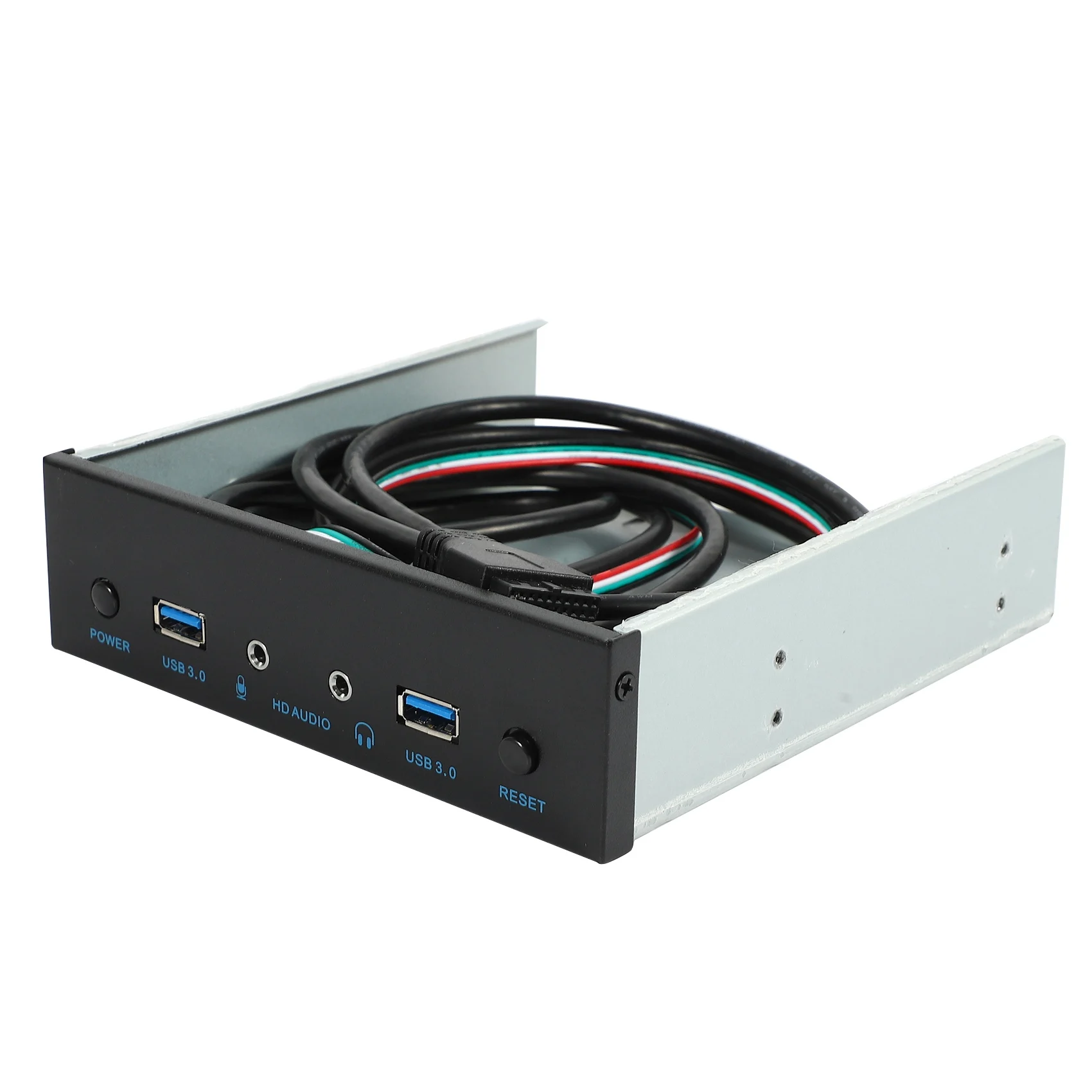 USB 3.0 2 포트 광학 드라이브 전면 패널 확장 어댑터, USB 3.0 허브, HD 오디오, 전원 스위치 단추