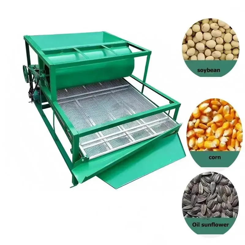 

Birui Multifunctional Corn Wheat Sesame Seed Grain Cleaner With High-Accuracy Motor Vibro Sieving Farm Use 2.2KW