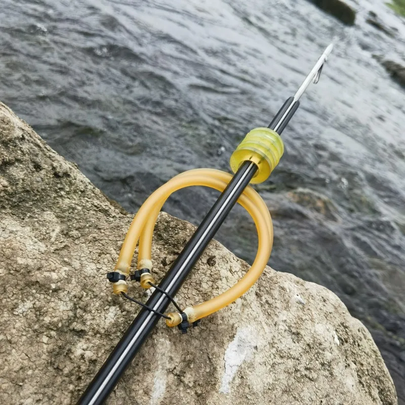 High Quality Aluminum Alloy Stainless Steel Fishing Fork Diving Outdoor Tool Blogger's First Choice Model Premium Gear