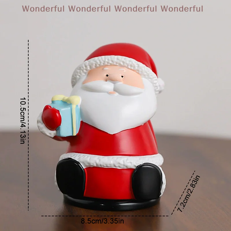 

1PC Christmas Themed Toothpick Box Creative Household Toothpick Canister Jar Bucket Floss Cotton Swab Storage Organizer