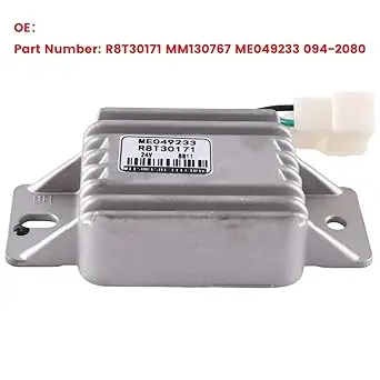 

For 320C 320B 312B E320C E320B E312B Regulator Relay Excavator ME049233 R8T30171 24v Safety Relay Alternator White Plug