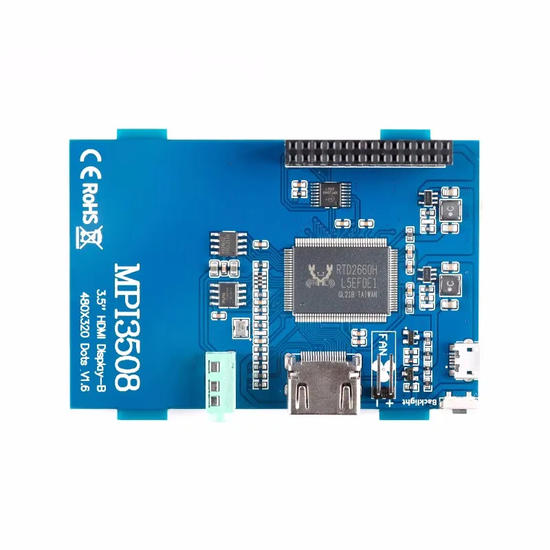 Pantalla LCD HDMI de 3,5 pulgadas con pantalla táctil compatible con Raspberry Pi