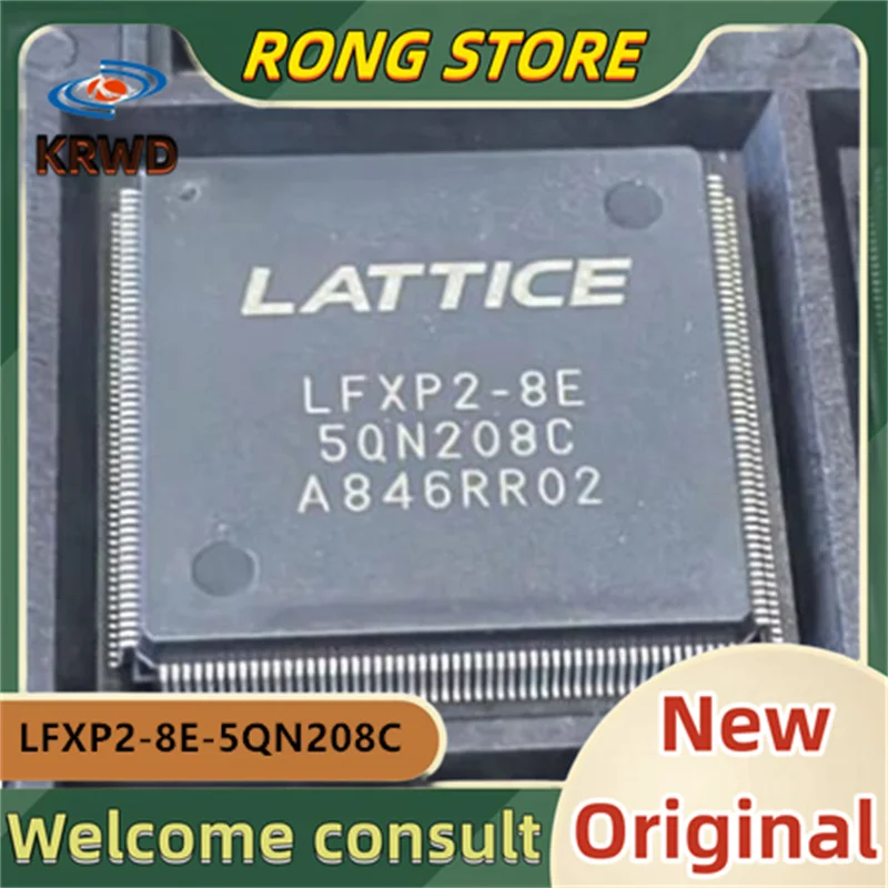 2pcs LFXP2-8E-5QN208C QFP208  New and Original