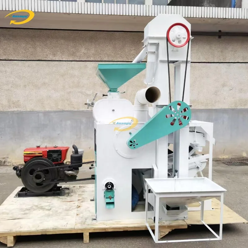 Paddy Rice Husker Rice Cleaning Fresagem Automática Moinho de Arroz Preço da Máquina no Nepal