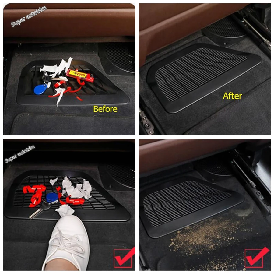 Seat Under Floor Air Conditioning AC Outlet Dust Cover For BMW 5 Series Sedan G30 530I 2017 - 2023 Plastic Accessories Interior