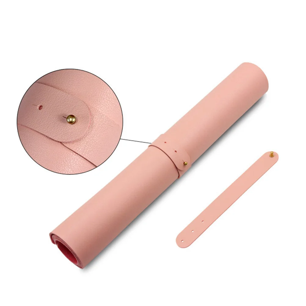 

90x45cm PU Desk Mat Non-Glare Stain-Resistant Large Mousepad for Office Student Dining Tables Pink Desk Mat