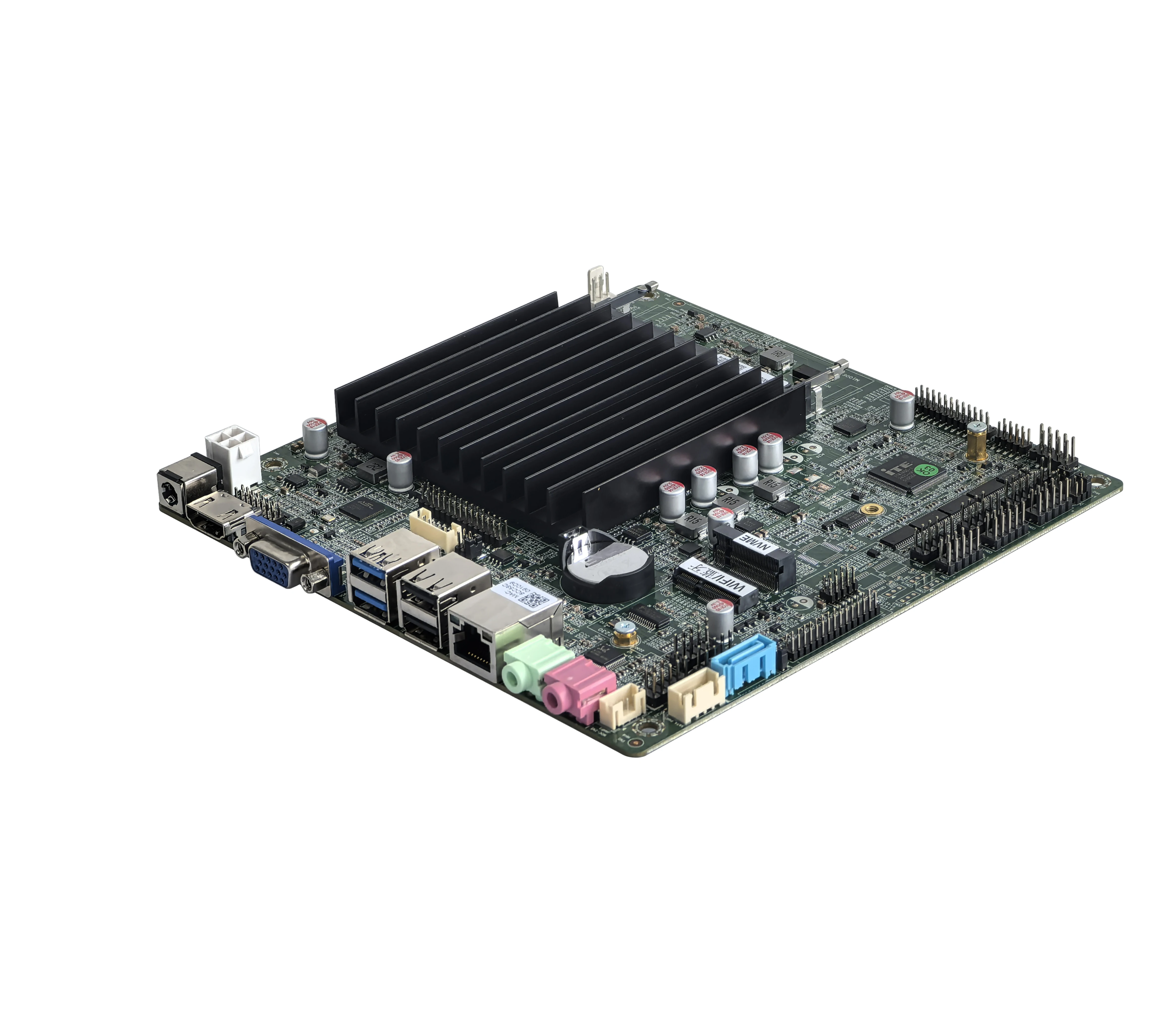 저렴한 팬리스 N100 N97 N200 미니 ITX 마더보드, PC용 1/2*RJ45 포트 포함