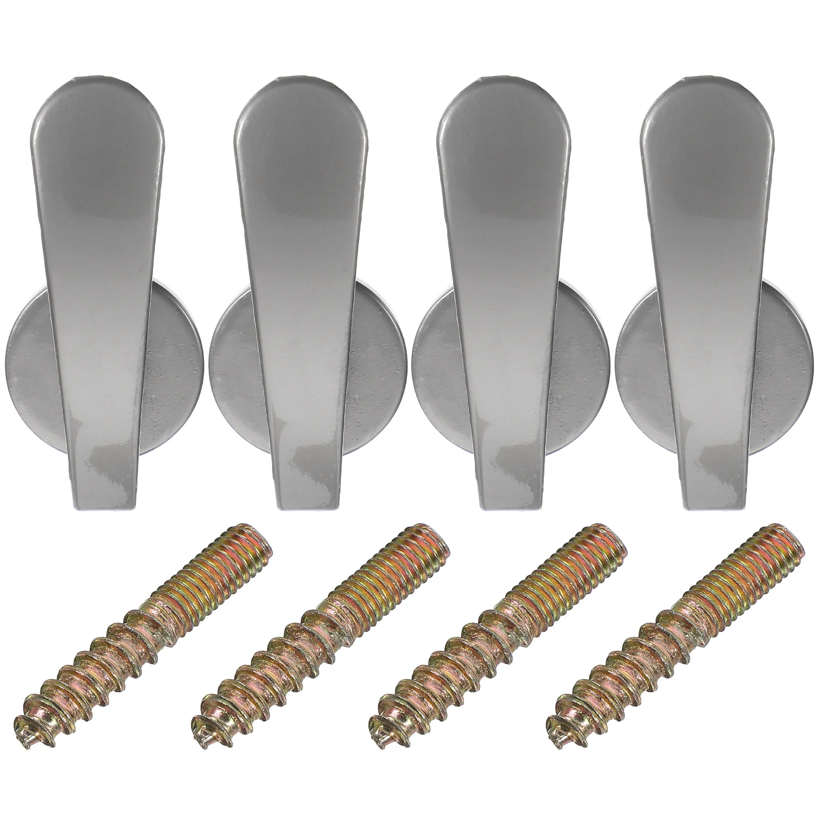 

4Pcs Curtain Tieback Hooks Wall Mounted Metal Drapery Holdbacks for Window Curtains Decoration Organizer in Hotel Dining Room