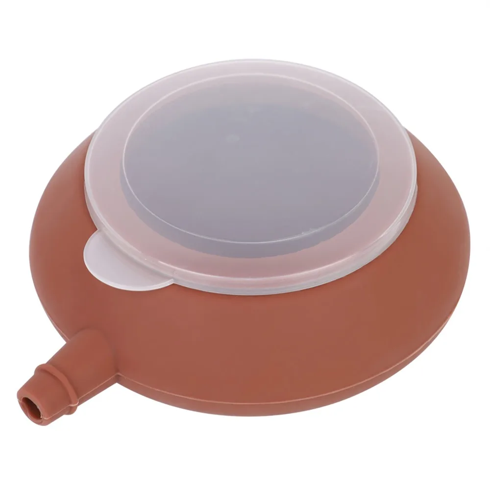 Juego de 5 Boquillas de Silicona de Grado Alimenticio para Decoración de Macarons, Forma de Olla, Resistentes al Calor, Color Marrón