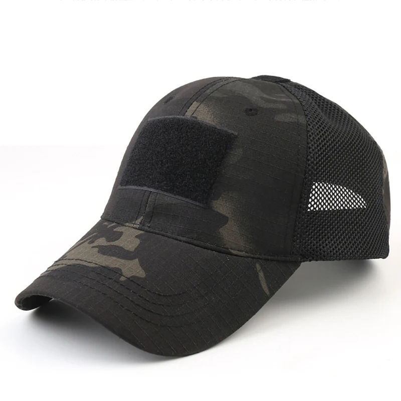 Outdoor Multicam Camouflage Adjustable Cap Mesh Tactical Military Army Airsoft Fishing Hunting Hiking Basketball Snapback Hat