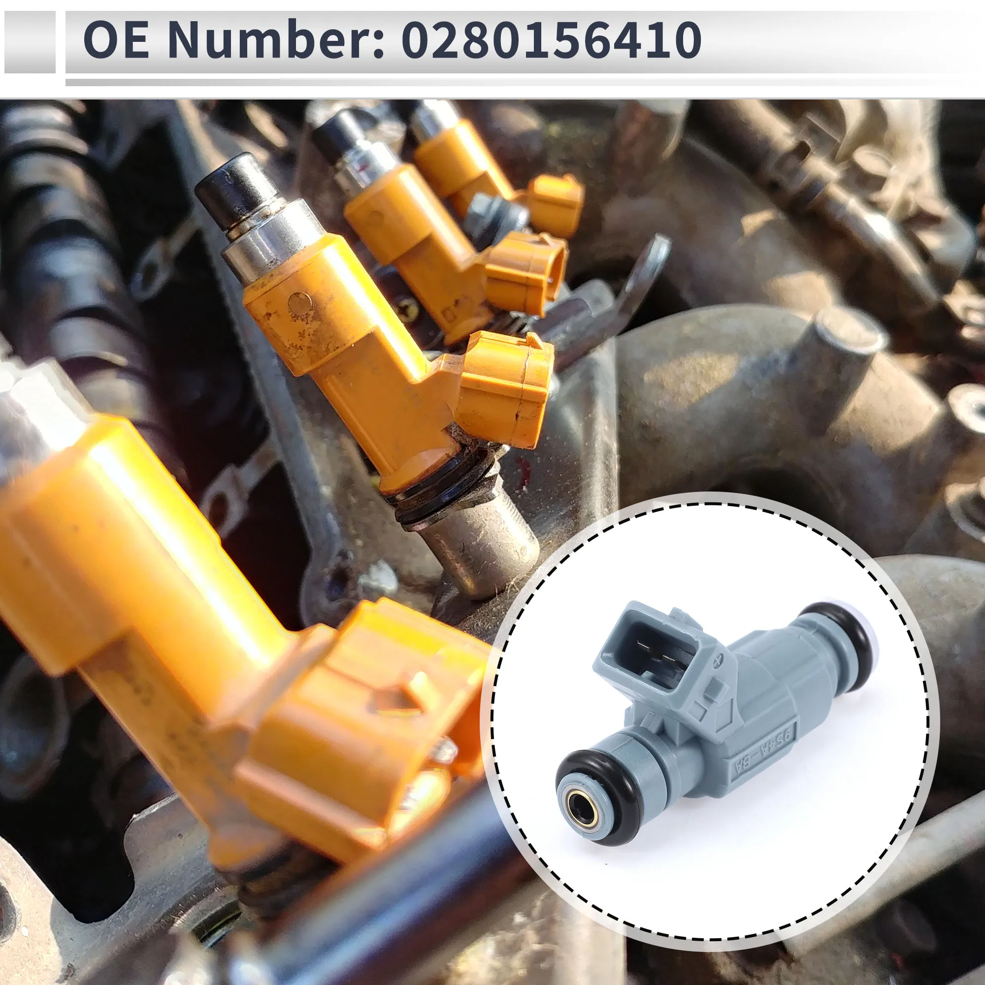 

UXCELL No 0280156410 Топливная форсунка для двигателя FORD ECOSPORT 2,0 16 В / FIESTA 1,6 2008