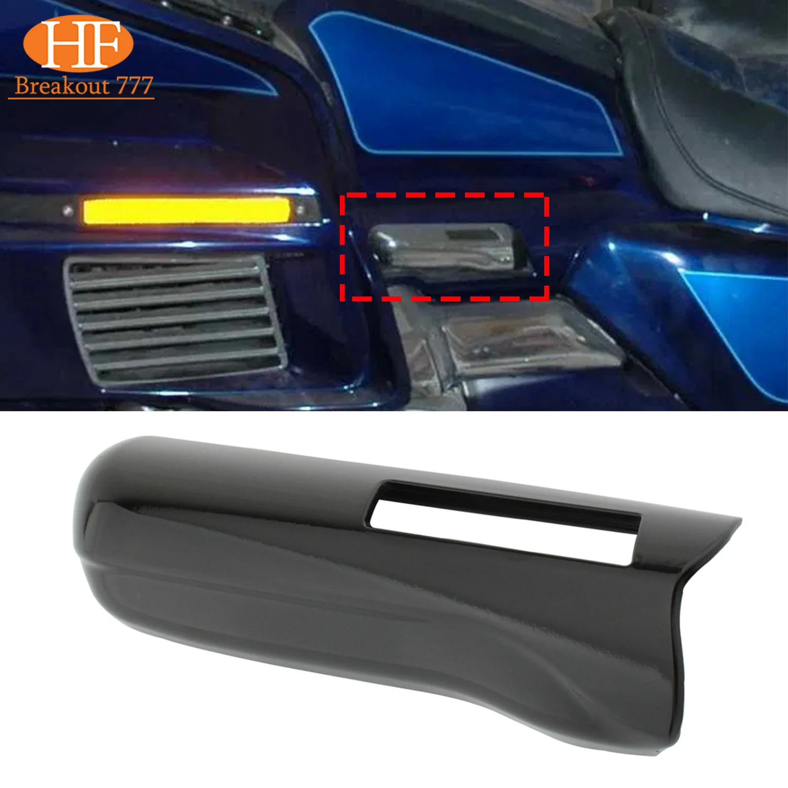 

Для Honda Goldwing 1500 GL1500 1990-2000 GL500 обратный рычаг/крышка ручки хромированный черный аксессуары для мотоциклов
