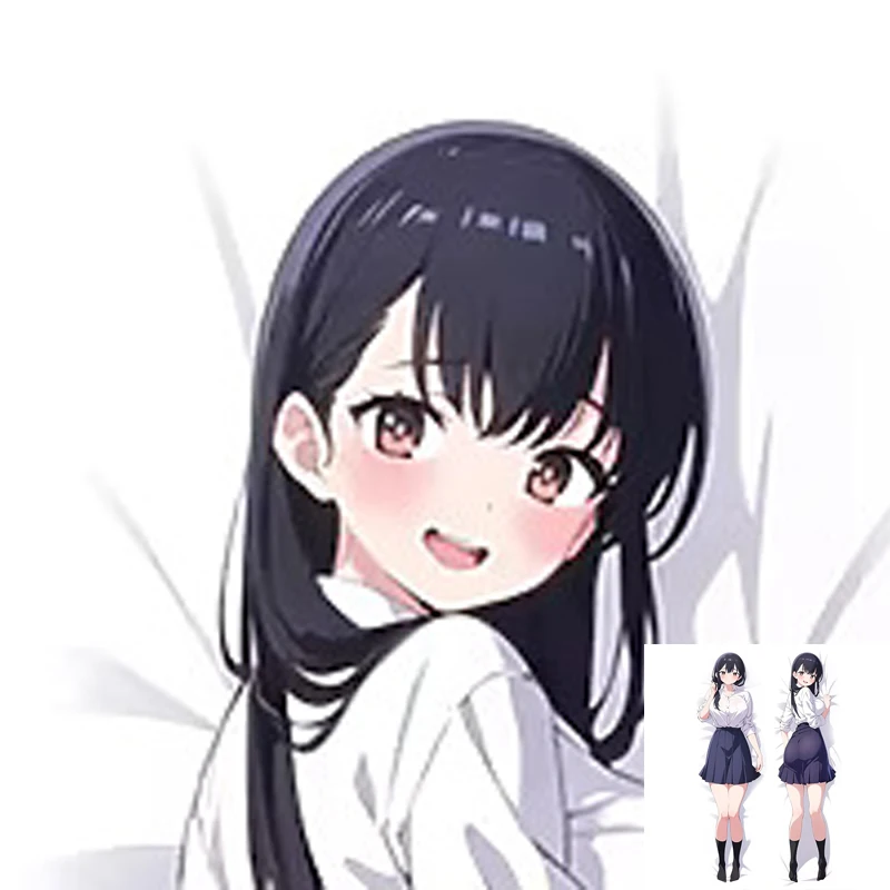 

Anime Pillow Cover Dakimakura Anna Yamada 2 Side Printed Hugging Body Pillowcase Cushion Cover Bedding