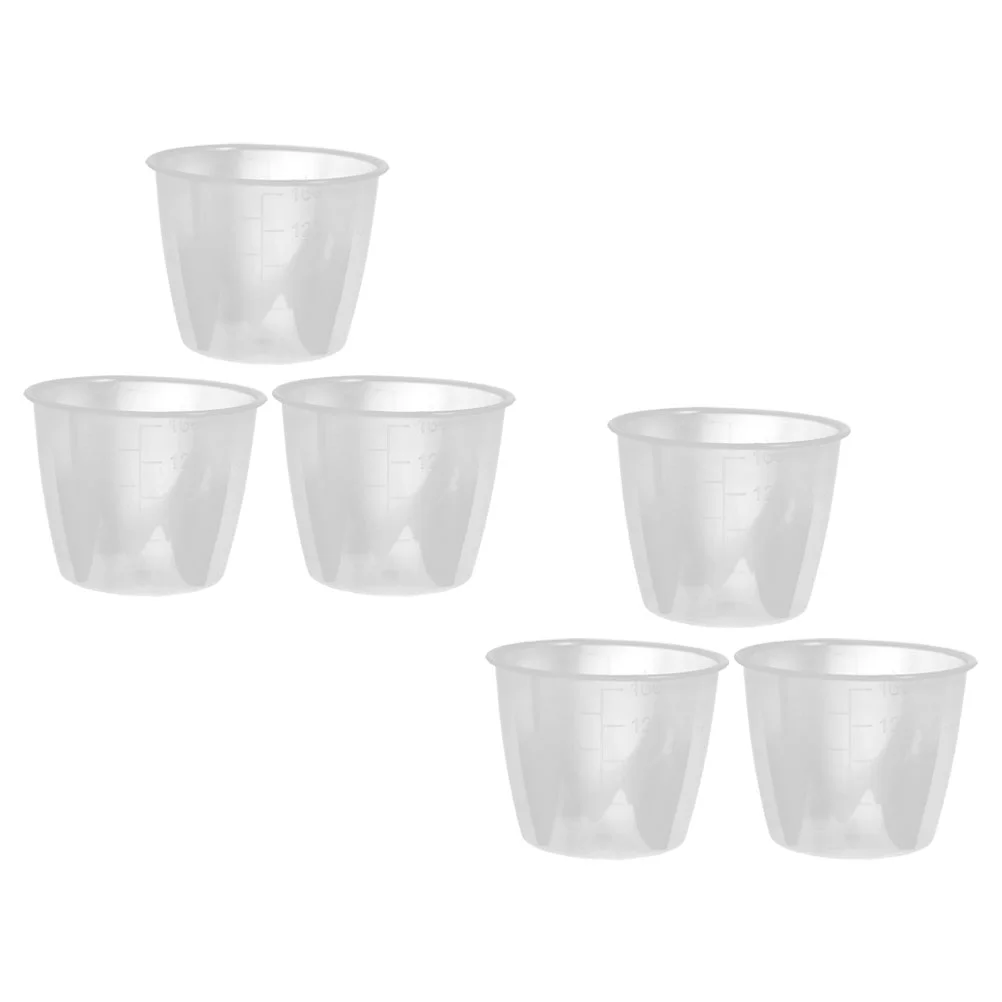 

6 Pcs Cooker Measuring Cup Set Kitchen Accessories Tool for Liquid Ingredients PP Plastic Rice Measuring Cup Dry Smooth Non