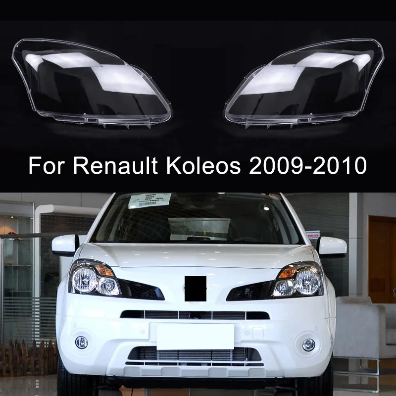 

Headlight Lens For Renault Koleos 2009 2010 Headlamp Cover Car Lights Glass Front Replacement Auto Shell