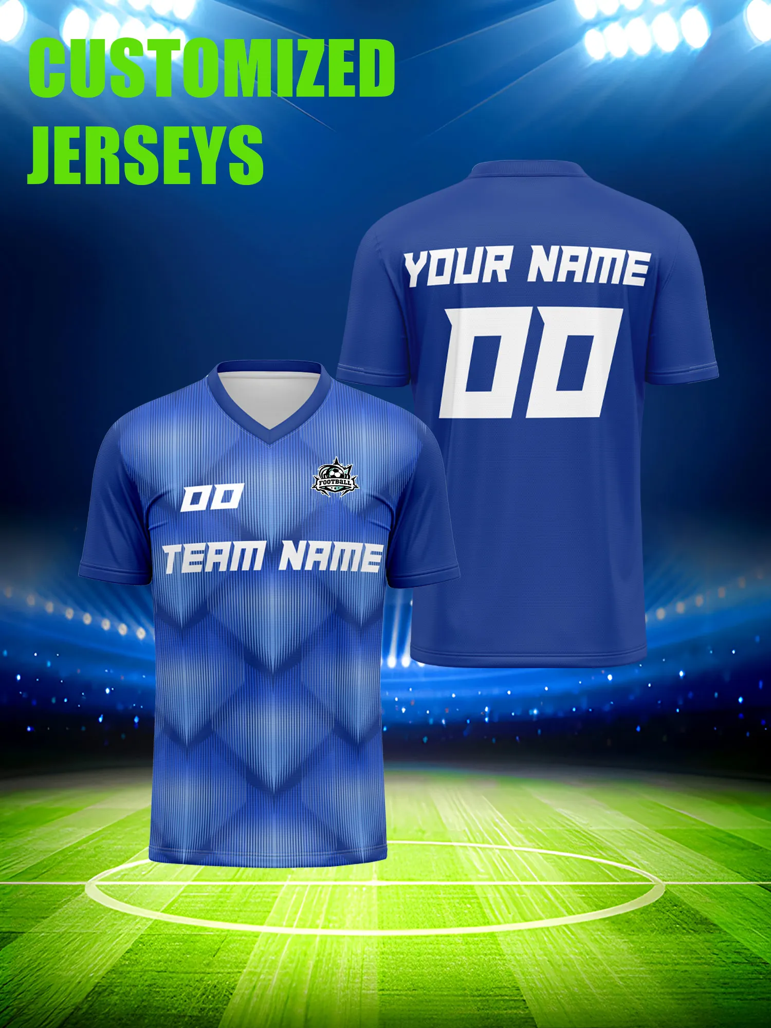 

Футбольная форма на заказ с индивидуальным изображением, номером и именем, профессиональная спортивная одежда для команд.