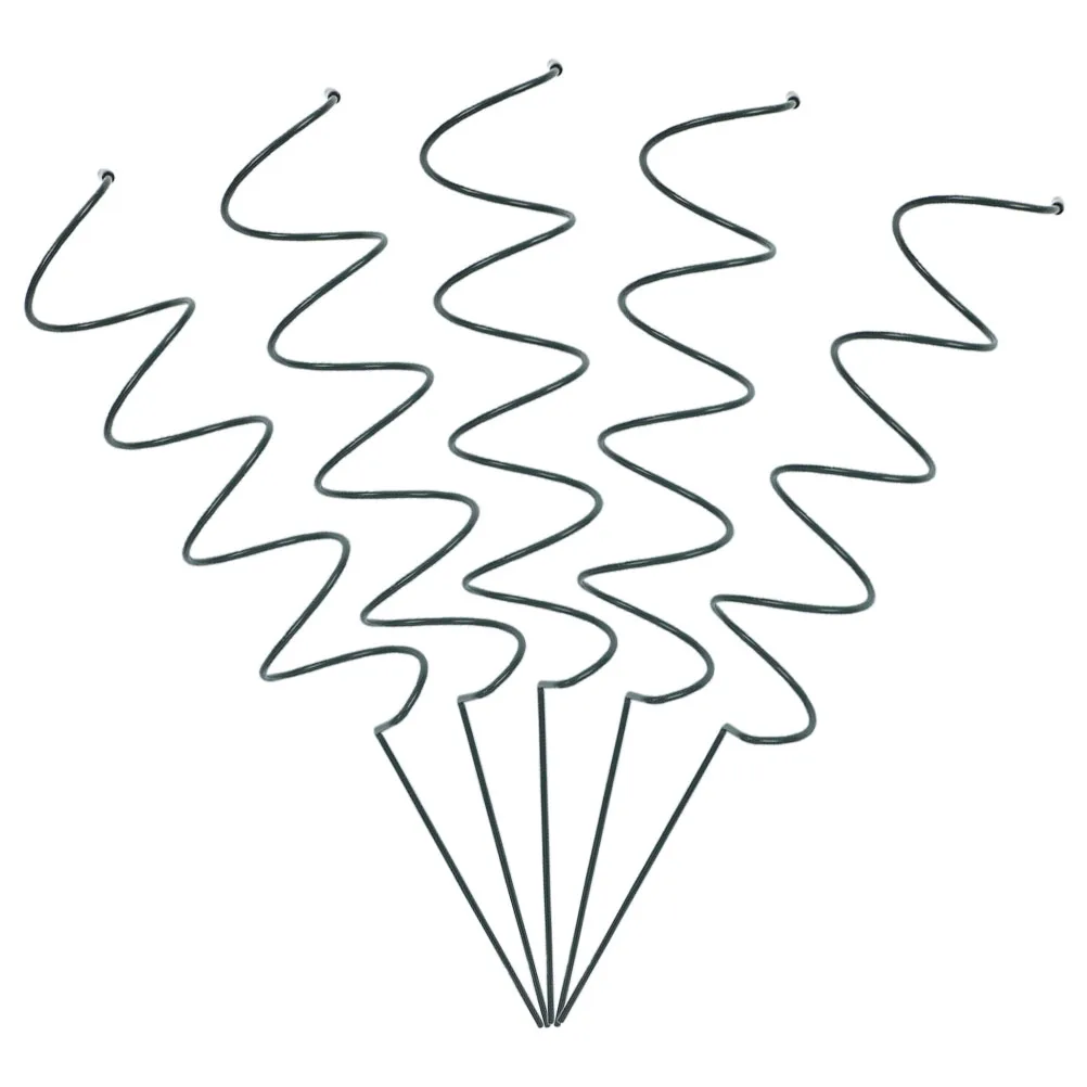 

5pcs Spiral Plant Support Sturdy Iron Garden Stakes for Flowers Stem Bracket Tomato Climbing Frame Grape Supports