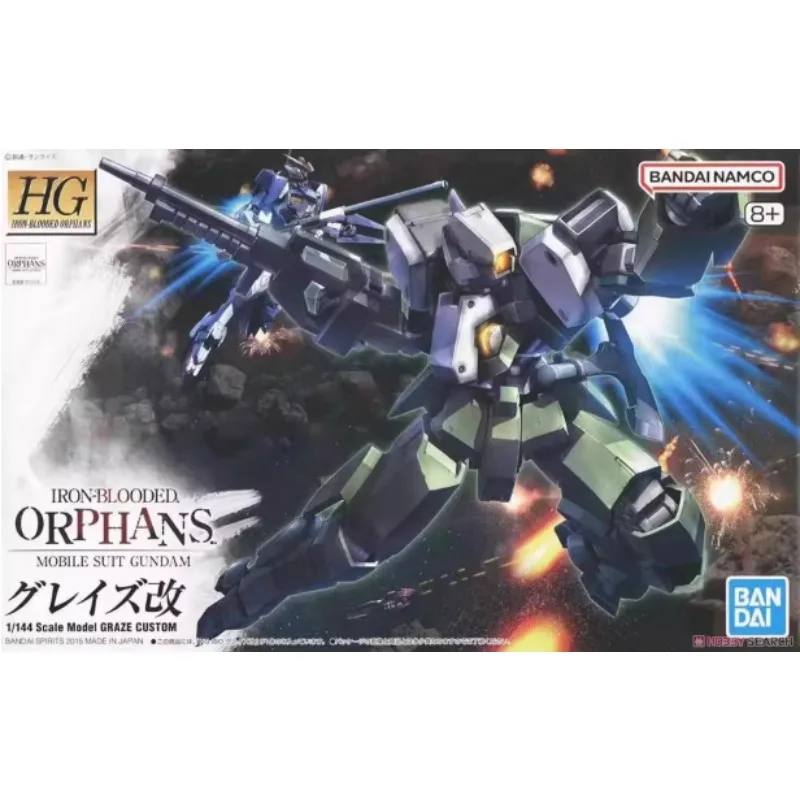 

In stock Bandai Genuine HG 1:144 Grez changed Gundam Anime Action Figure Assembly Model Toys Gifts