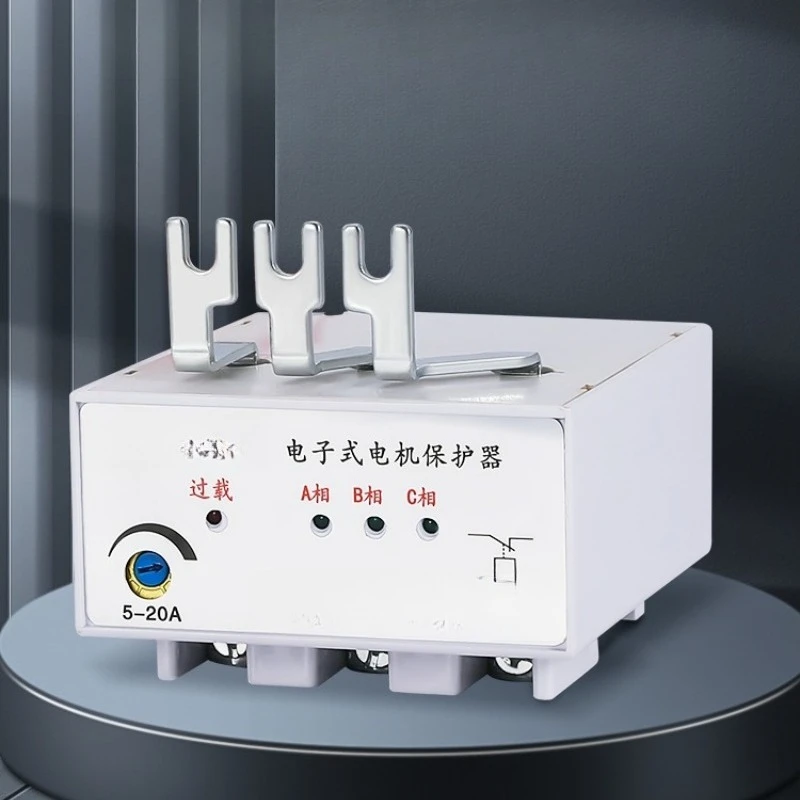 JD-2 three-phase 380V motor protector thermal overload overcurrent phase-out phase-out comprehensive protector