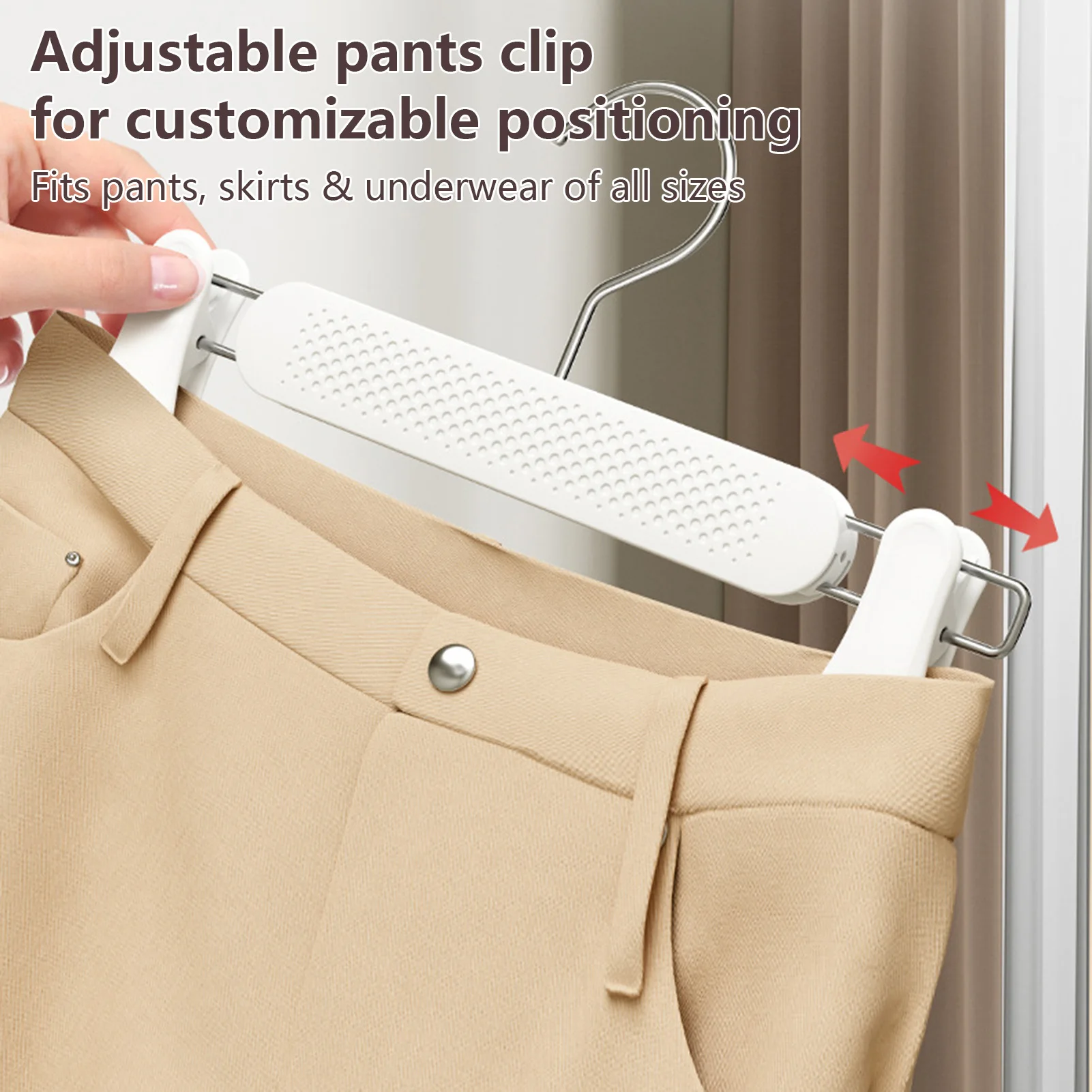 

5Pcs Non Slip Strong Clothes Hangers for Home Wardrobe Storage Invisible Hangers for Pants Skirts Clothing Organization