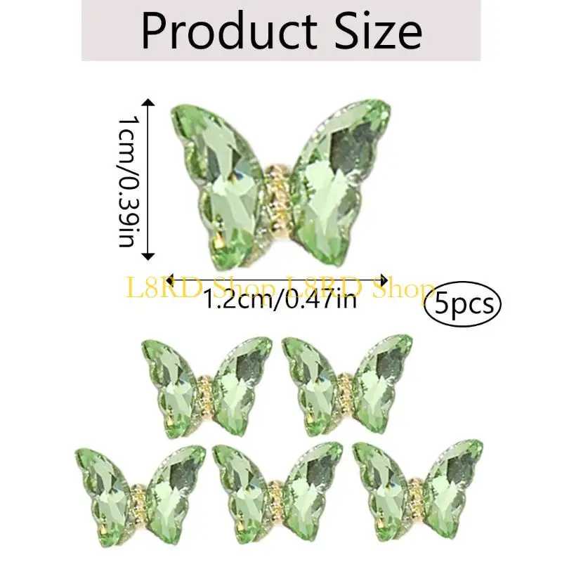 L8rd 1Bag Butterfly Charms opvallende decoraties met Diy Project kleding verfraaiing