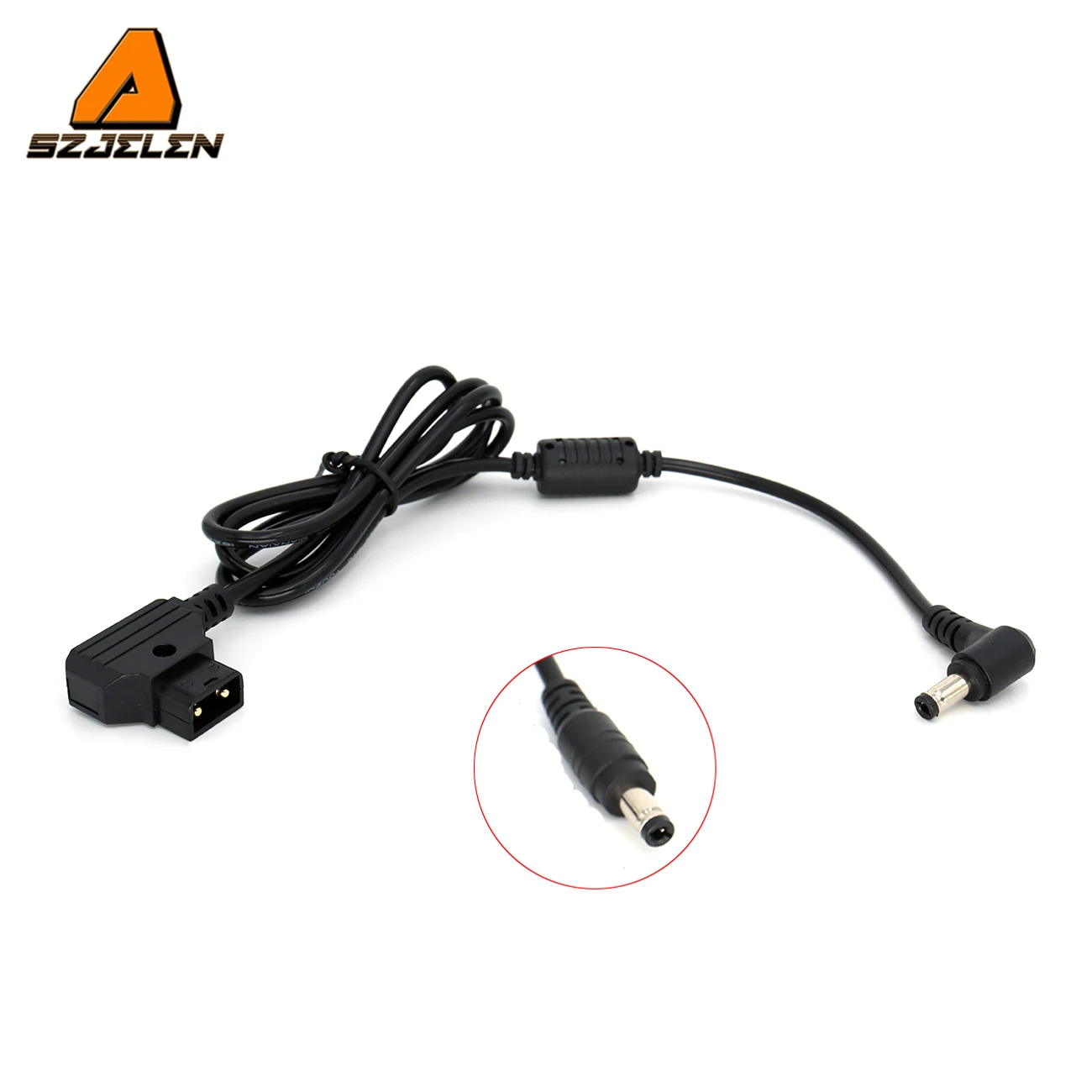 Cabo de alimentação D-Tap para DC 5.5/2.5 para DSLR Rig Power V-Mount Anton Bauer