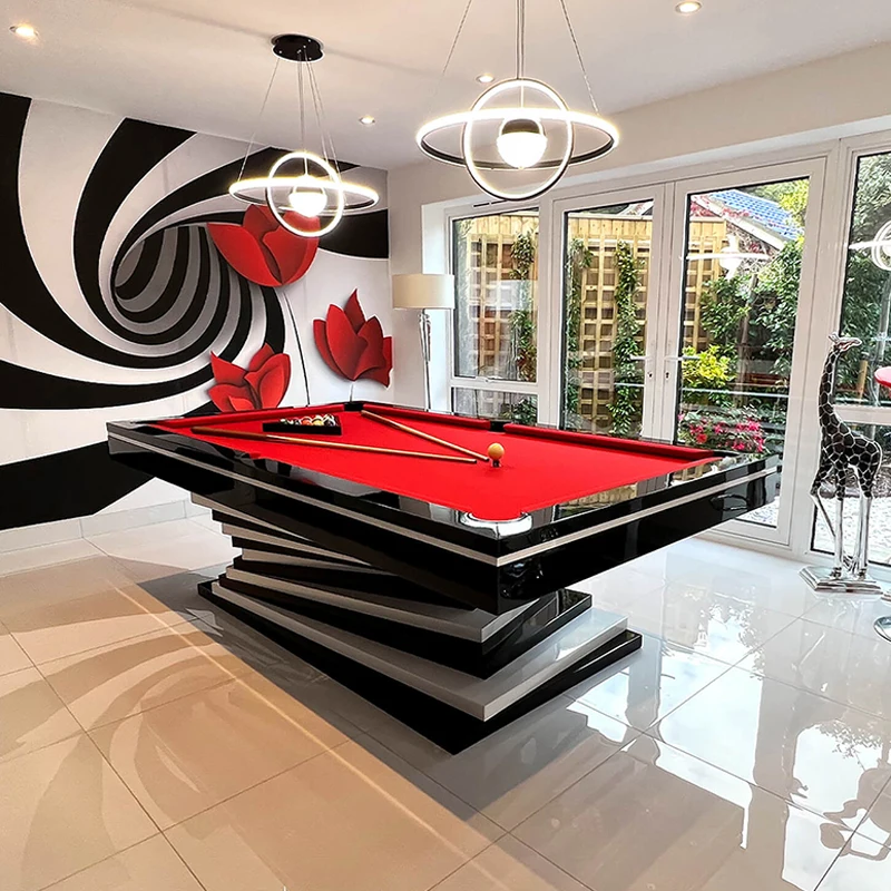 

Professional 15 Years Billiard Factory Popular Luxury Modern Solid Wood Slate American Billiards 7ft 8ft 9ft Pool Table
