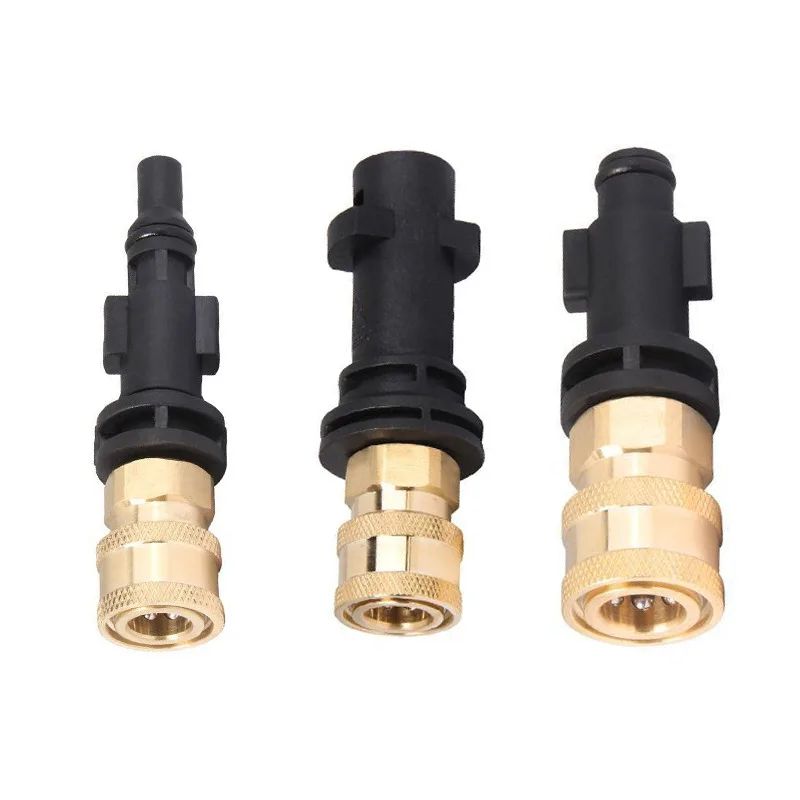 

Car washing gun foam pot adapter 1/4 quick connect gun head high-pressure car washer accessories