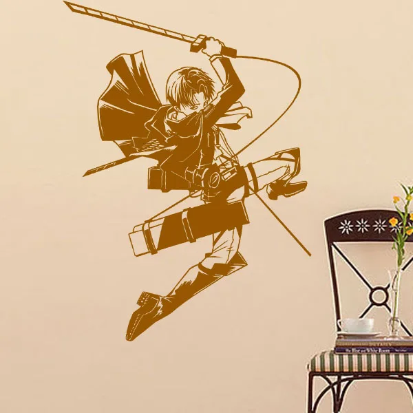 Attack On Titan Wall Decal Vinyl Glass Stickers Decor Home Decorative Decoration Anime Car