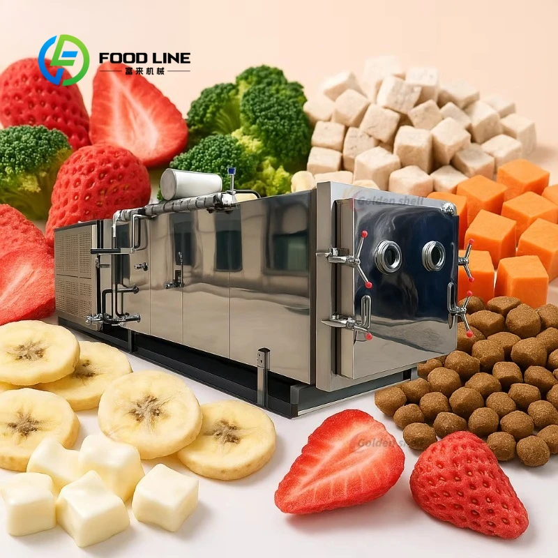 

Customized size Commercial freeze dryers for food, blueberries, mangoes, pineapples, new arrivals