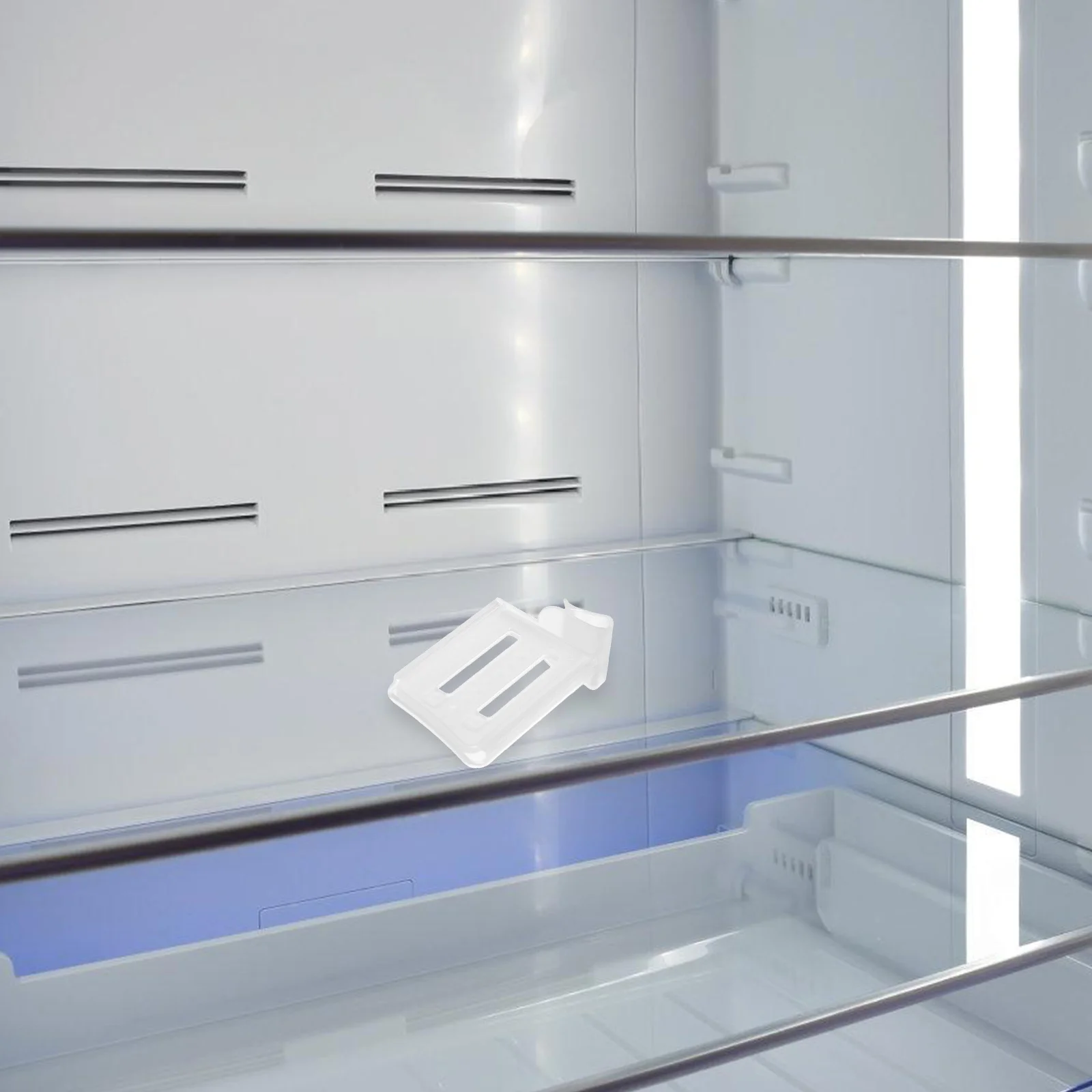 

12Pcs Refrigerator Partition Plate Free Moving Adjustable Fridge Accessory Organizer Refrigerator Side Door Clip